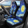 LACIYISON Starry Night Pattern Thicker Car Seat Covers Comfortable Cozy