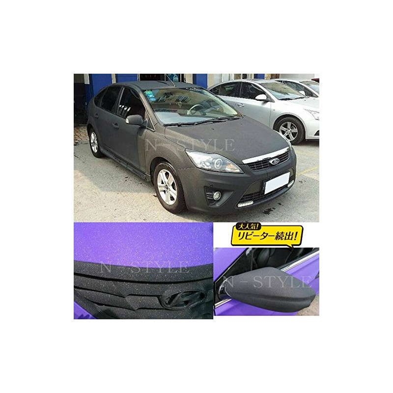 カーラッピングシート152ｃｍ×30ｃｍ、ダイヤモンドホワイト ラメ調 白