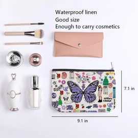 Music Lovers Gifts for Women, Song Lover Fans Makeup Bag, Do You Get Merchandise Gift, Birthday Gift for Best Friend Sister Girls, Travel Toiletry Mak