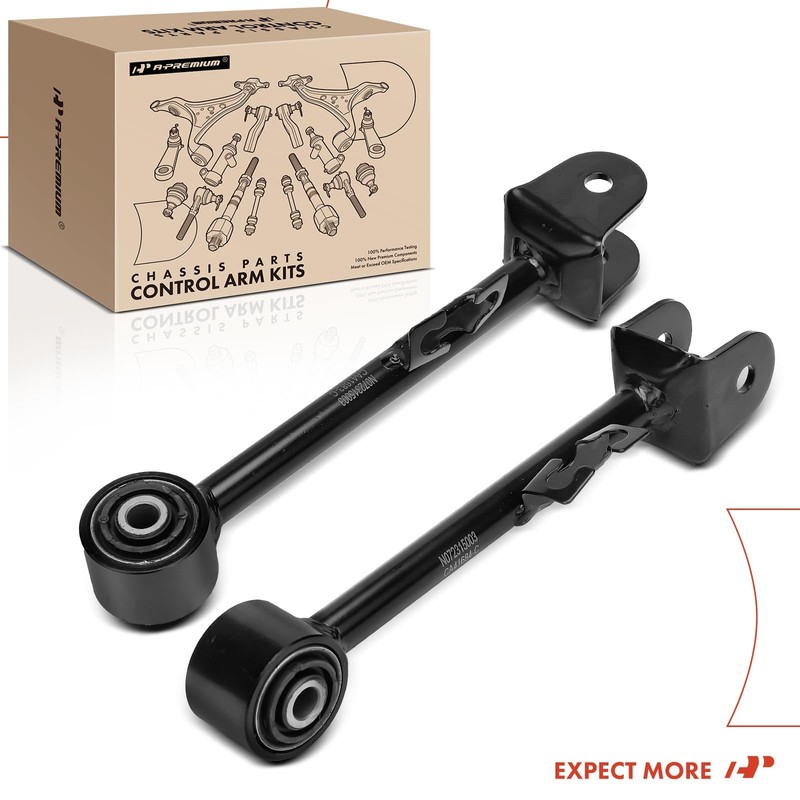 A-Premium 2 x Rear Forward Upper Control Arm, with Bushing,