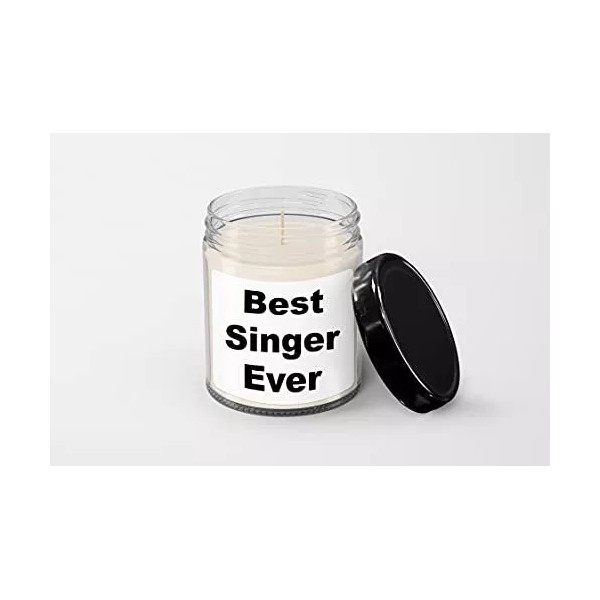 SpreadPassion Best Singer Ever Candle - Soy Wax Candle -