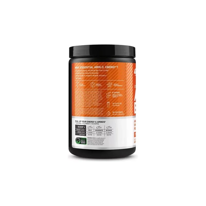 Aminoacidos On Essential Amino Energy 30 Servicios Sabores Sabor Naranja