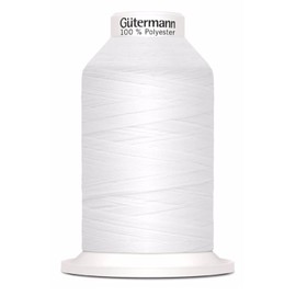 Gütermann G715263-800 Sewing Thread, Polyester, 800 White, 1000 m, Metre