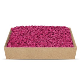 SizzlePak Gift Filling Material, Environmentally Friendly Paper Filling Material, Many Colours, 125 g - 1 kg (Fuchsia, 500 g)