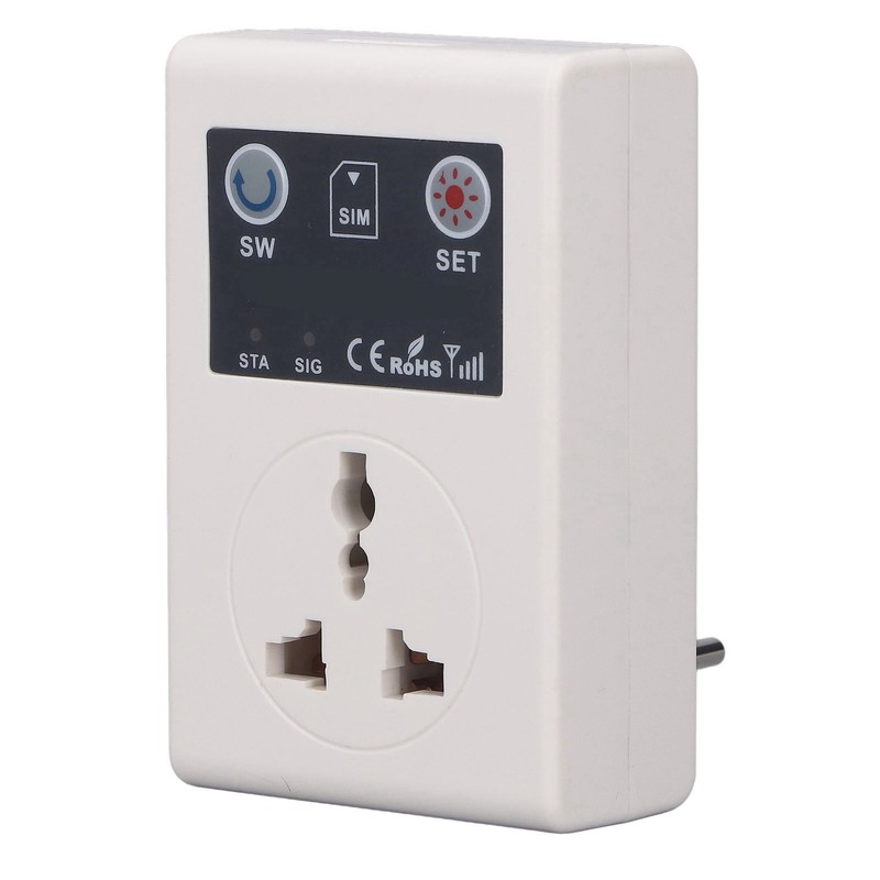 10A Smart Outlet Plug Wireless Power Socket Mobile GSM Phone