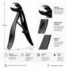Stainless Steel Nail Clipper for Thick Fingernails & Toenails –