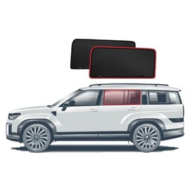 Genuine SNAPSHADES Car Rear Window Shades for It's a Perfect fit for Hyundai Santa Fe 5th Gen (MX5; 2024-Present)
