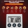 Mistruk Digital Thermometer for Cooking with Stainless Steel Probe &