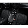 BWTJF Black Car Seat Cover 2 Pack, Universal Leather Front