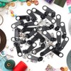 25Pcs Black Zipper Repair Kit Zippers Replacement 3# Zipper Pull