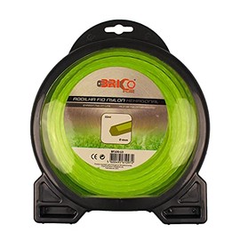Bricoferr BF100-13 Nylon Line for Grass Trimmer with Hexagonal Profile, 4 mm x 32 m