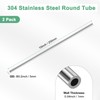 M METERXITY 2-Pack 250mm 304 Stainless Steel Tube, 5mm OD