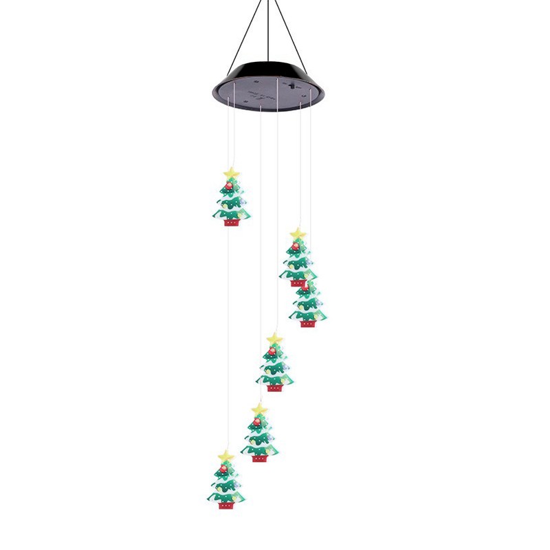 Yard Solar Wind Chime Light LED Solar Powered Wind Chimes