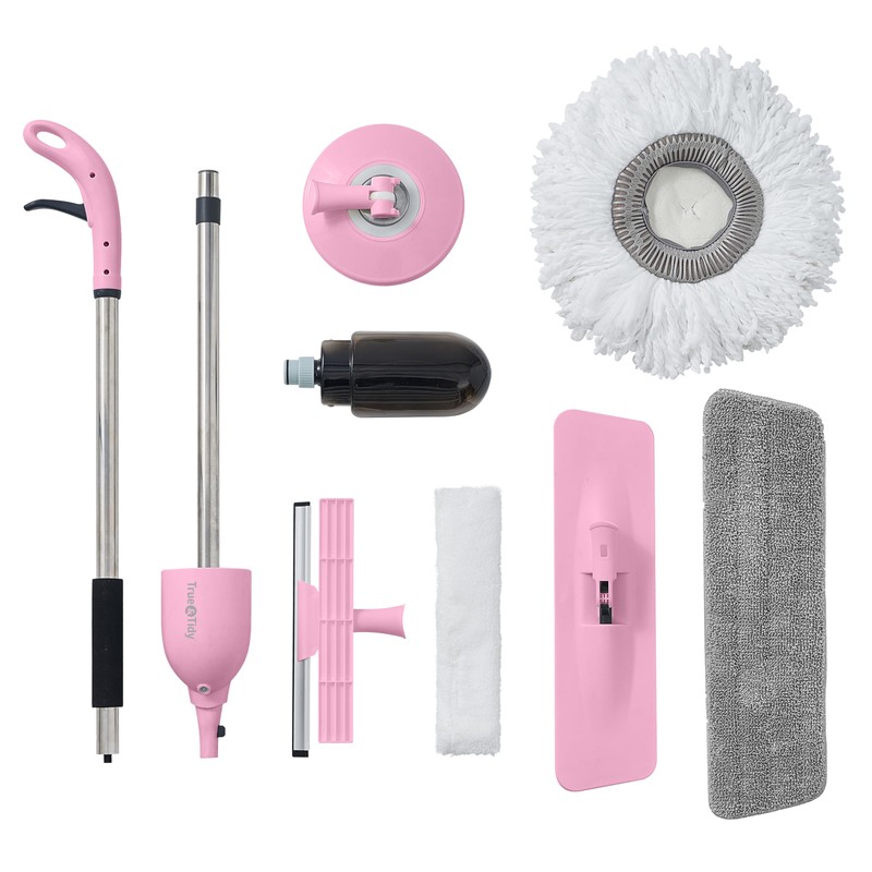 True & Tidy SPRAY-360 Clean Everywhere Spray Mop Kit with