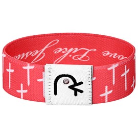 OIDEA Daily Bible Verse Bracelets: Wearable Scan NFC Scripture Bracelets Devotional God Jesus Faith Wristbands Inspirational Religious Christian Gifts for Women Men, Red