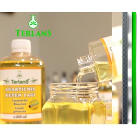 TERLANS Linseed Oil Refined, 3.38 Fl. Oz (100 ml) | Natural Oil Paint Thinner | Wood Preserver