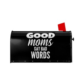 Qauirfe Mother Gifts Good Moms Say Bad Words Transform Mailbox with Durable Stylish Mailbox Cover Outdoor Dector