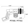Kerick Valve PT75SS PVC Float Valve, Tank Mount, 37 gpm