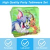 40Pcs Tom and Jerrys Party Supplies 20 plates, 20 napkins