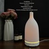 Ceramic Essential Oil Diffuser Ultrasound Aromatherapy Diffuser Quiet Waterless Auto
