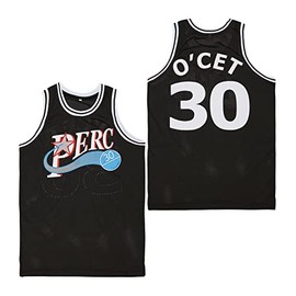 PERC30 Men's #30 Perc O'Cet Movie Basketball Jersey Stitched S-XXXL (as1, alpha, l, regular, regular, Black)