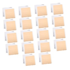 LALAFINA Shiny Gold Foil Transfer Sheets 200 Sheets Pack Heat Transfer Foil for Crafts for DIY Projects