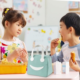 VanderHOME Cute Insulated Lunch Bag, Lunch Tote, Waterproof, Thermal Bag, Lightweight, Washable, Lunch Bag, Large Capacity, Picnic, Camping, Work, School, Excursions