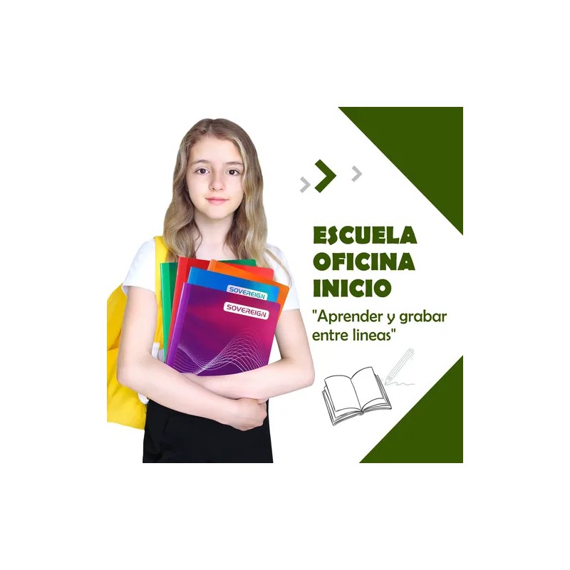 Libreta College Profesional Cuadernos Cosido 100 Hojas -8pz