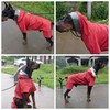 Four-Legged Full Coverage Waterproof Dog Raincoat with Reflective Features Pet