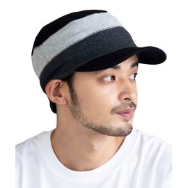 Nakota Sweatshirt Fabric Work Cap, Unisex Hat, Large Sized, Big, Deep, Spring/Fall/Winter, Outdoor, Plain Fabric, Men’s, Women’s, Multi A,