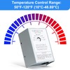 2 Pack Attic Fan Thermostat Control for Power Attic Ventilators