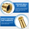 3/4 GHT Brass Garden Water Hose Spray Nozzle, 6 Inch