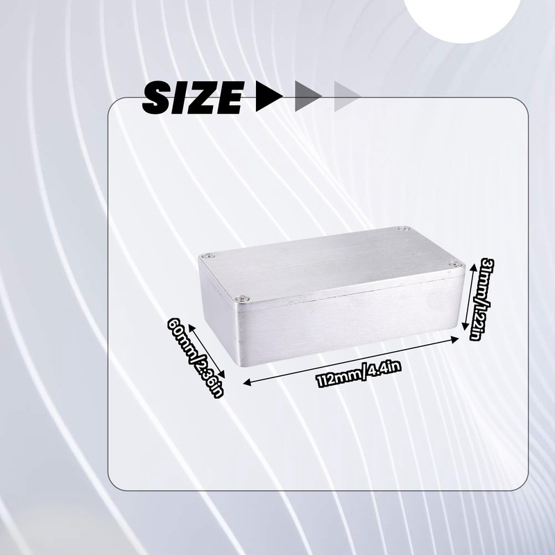 Gokoti Diecast Aluminium Electronics Project Box Case Enclosure Instrument Waterproof,