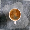OHPHCALL Acrylic Cup Coaster Transparent Tabletop Mats for Home Office