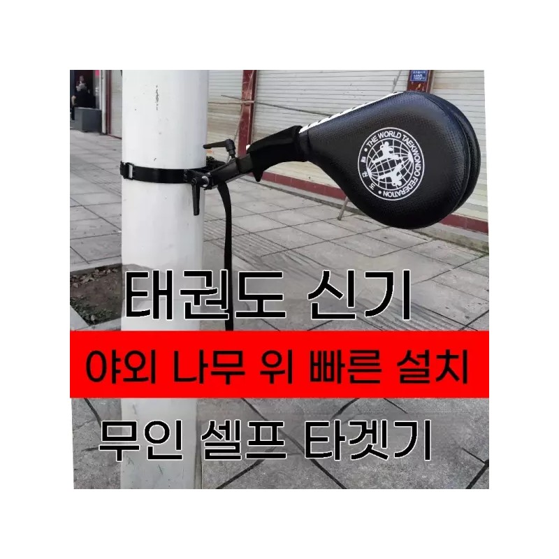 Unknown 태권도발차기연습미트 벽걸이형 격투기훈련용품 고정식타겟 발차기자세교 Taekwondo Kicking Practice Mitt