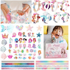 DIY Creative Craft Making Kit with 60+ Accessories- Birthday Gifts & Arts Projects for Kids 5-12