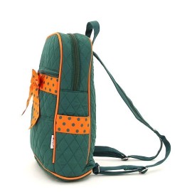 Belvah Large Quilted School Backpack Gym Bag Miami Florida Colors