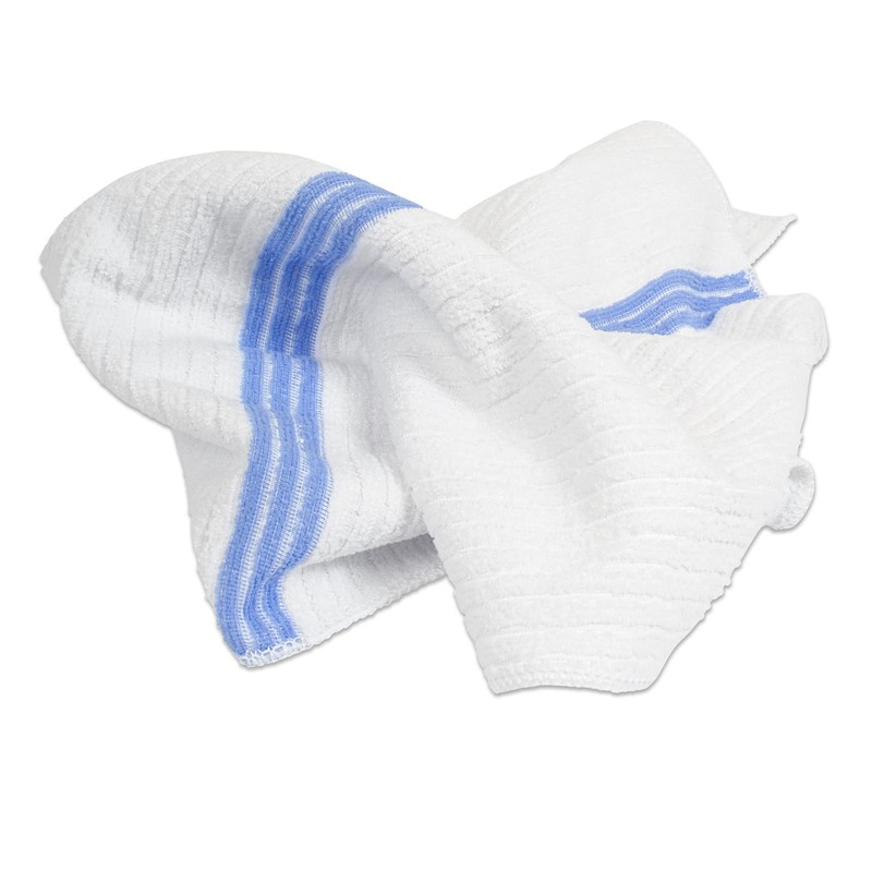 Nouvelle Legende Ribbed Microfiber Bar Mop Towels, Super Absorbent, Cleaning