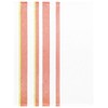 Lashuma 3 x kitchen towels striped yellow - peach, tea