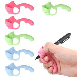 ZKGYUS Stiftehalter Kinder, Stifthalter Kinder Hilfe, 6 Stück Schreibhilfe für Stift Kinder, Stiftehalter Lernhilfe Griff Schreiben Lernstift Bleistift Griffe Kinder Stifthalter