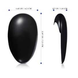 10 Pairs Hair Dye Earmuffs Plastic Ear Protectors Hairdressing Hair Dye Ear Protector Ear Caps Hairdressing Supplies