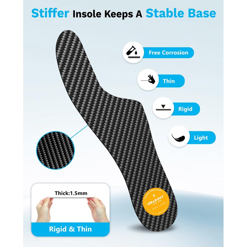 Morton's Extension Orthotic, Carbon Fiber Insole, 295mm, Turf Toe