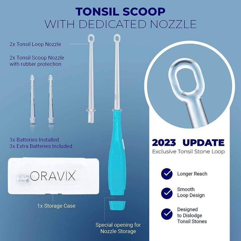 ORAVIX Tonsil Stone Remover | Tonsil Stone Removal Kit |