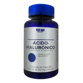 5h8 Ácido Hilaurónico 100mgs 60 Cápsulas Con 5mgs Magnesio Sabor Sin sabor