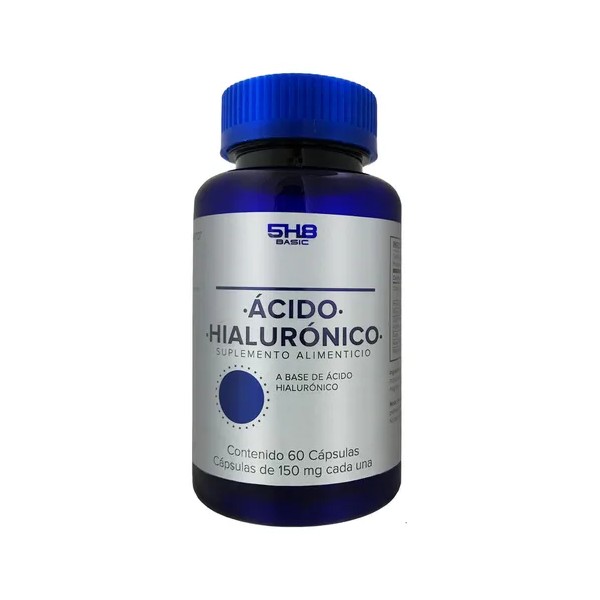 5h8 Ácido Hilaurónico 100mgs 60 Cápsulas Con 5mgs Magnesio Sabor