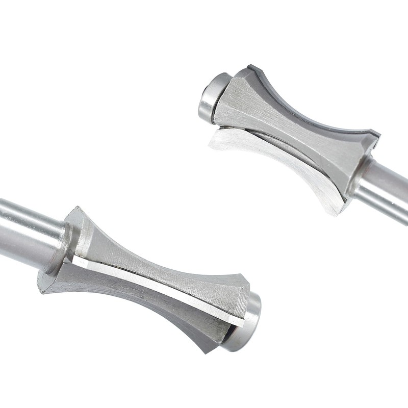 Akylin Convex Edge Oval Router Bits 1/2 Inch Shank,Shallow Bullnose