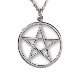 ODETOJOY Choker Necklace for Women Chain Pastel Grunge Gothic Supernatural Pentacle Pentagram Wiccan Pendant