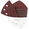 MIDO Professional Abrasive Triangle Sanding Pads 50 Pcs 93 mm