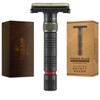 VIKINGS BLADE Adjustable Double Edge Safety Razor + Luxury Case.