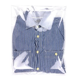 Jadairy Self Sealing Cellophane Bags, Clear Resealable Bags for Packaging Clothing, 11x15 in, 100 Pcs